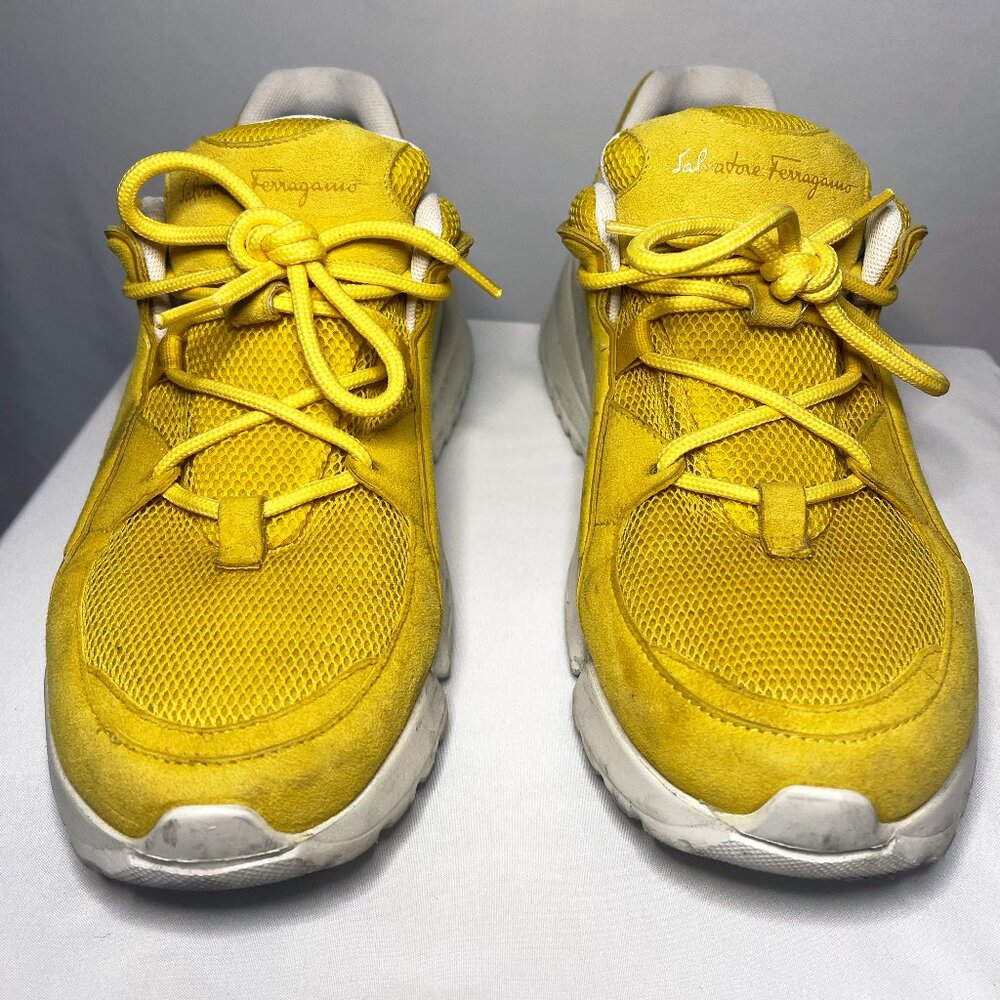 Salvatore Ferragamo Chunky Suede Sneakers (Size 7)